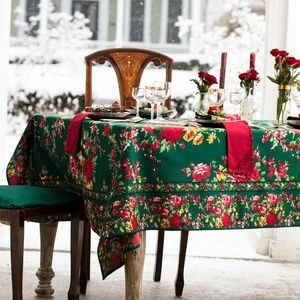 April Cornell Tablecloth Cottage Rose 36x36 NWT